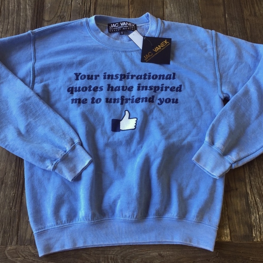 Jac Vanek " Inspirational" Sweater!